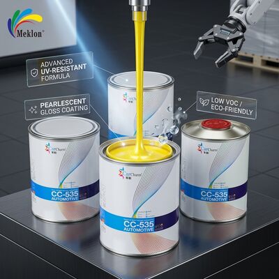 رنگ ماشین تعمیرات رنگ ماشین کم VOC بلور کریستال زرد رنگ UV مقاوم تامین کننده