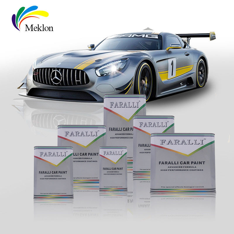 رنگ خودرو پوشش خودرو 1k رنگ جامد پوشش پایه ویژه سیاه رنگ اتومبیل