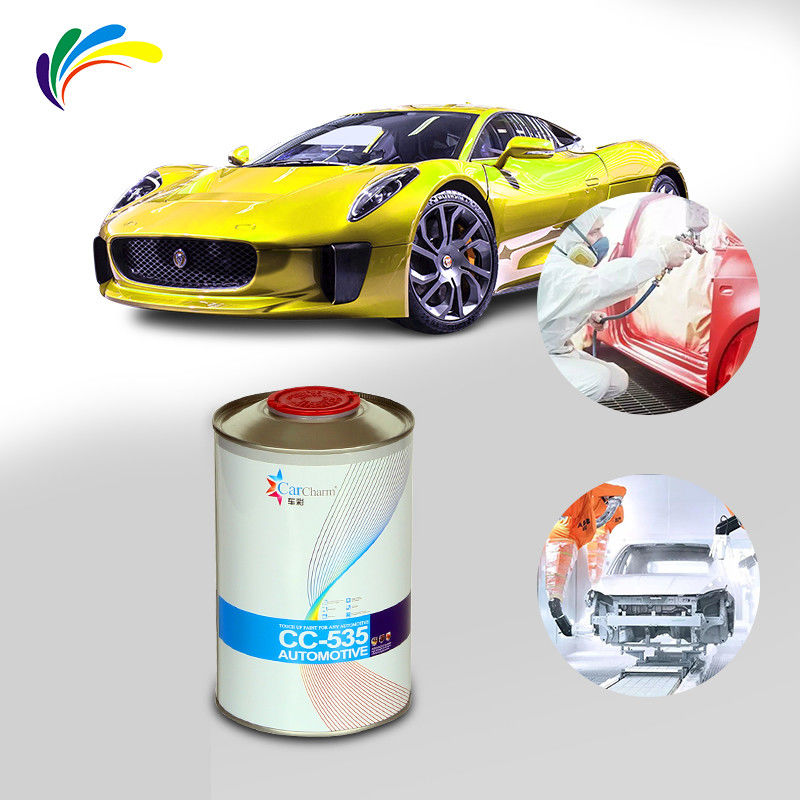 مکلون لیمو زرد حرفه ای تعمیر خودرو رنگ 1K Primer 2K Topcoat ضد خوردگی و حفاظت UV