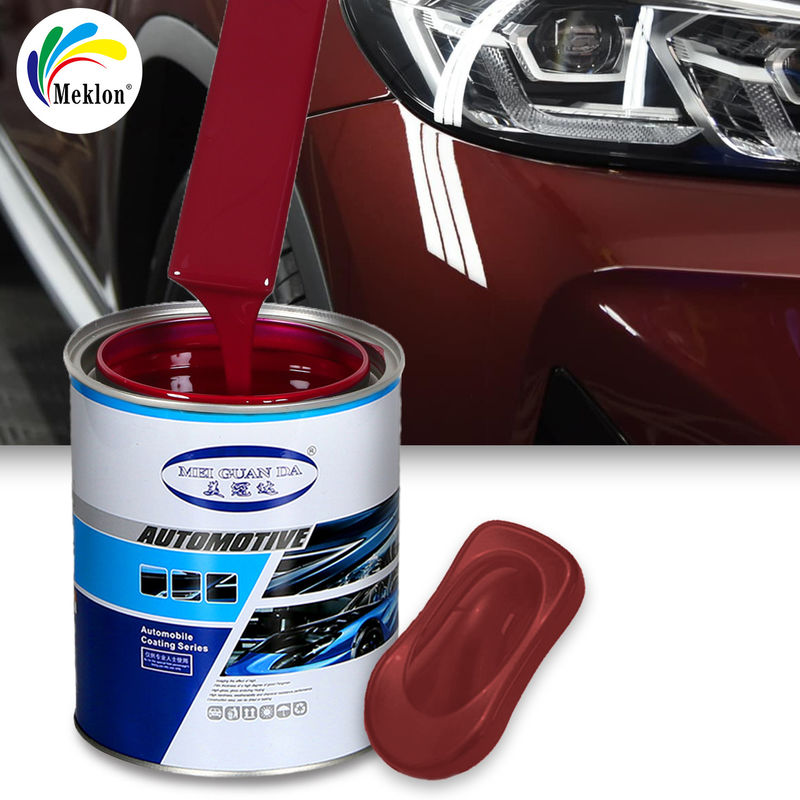 بدن خودرو 1K Basecoat رنگ های قرمز پوشش کریستالی اسپری خودرو پایه اتومبیل رنگ خودرو
