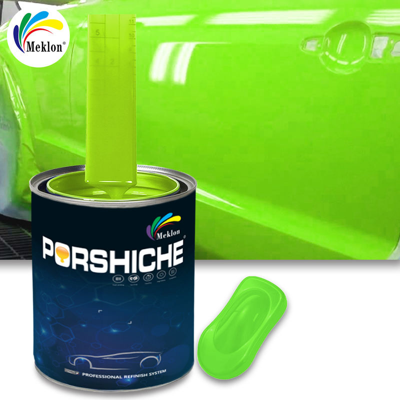 کیفیت خوب 2K Basecoat Auto Car Paint Paint Automotive Pure Green Topcoat تولید کننده رنگ خودرو