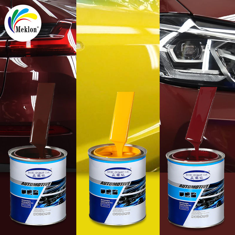 رنگ خودرو زرد خنثی با بافت مات و مقاوم در برابر اشعه UV، فروش داغ MK2113
