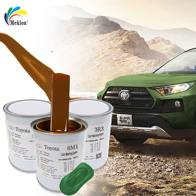 رنگ اسپری خودرو با براقیت بالا، سبز تیره صدفی برای بازسازی خودرو