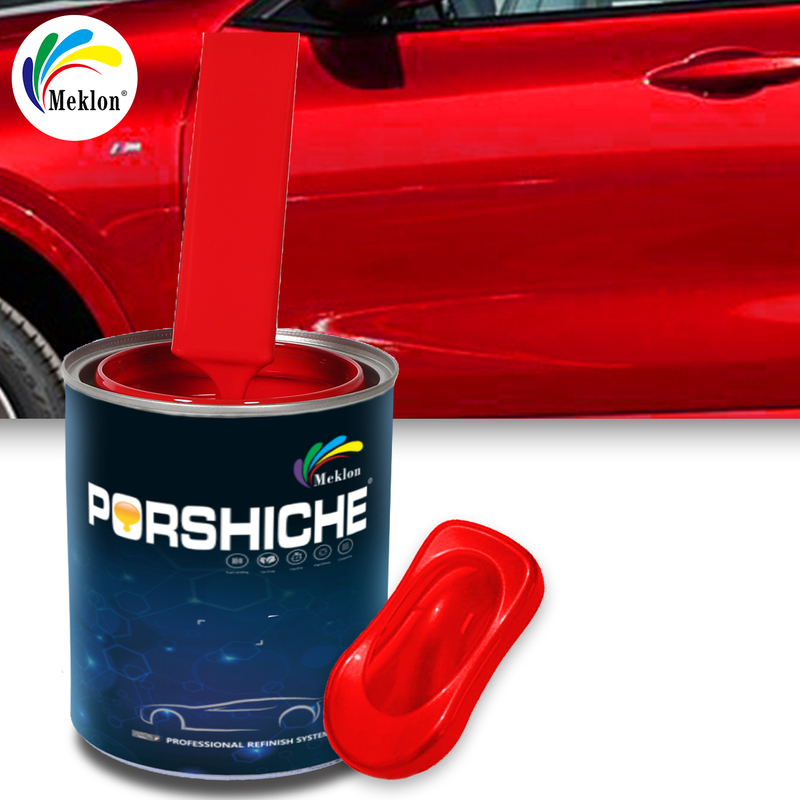 Basecoat اثر آینه ای رنگ ماشین رنگ خودرو 1K رنگ قرمز بزرگ تعمیر ماشین رنگ خالص و کامل رنگ تامین کننده