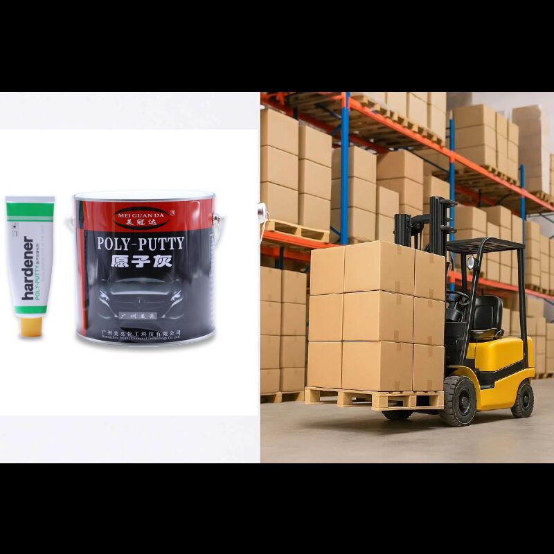 پوشش عملکرد بالا پلی پتی 1k پلی استر پر کردن جزئیات ماشین پتی تعمیر بدن پتی