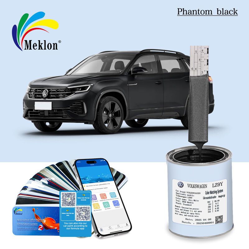 خشک کردن سریع رنگ سیاه رنگ خودرو عمق استاندارد برای SAIC فولکس واگن مدل های 2019 LZ9Y Phantom