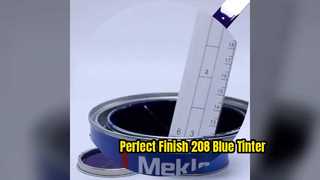 208 آبی 2K رنگ خودرو با غلظت بالا